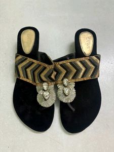 Diva Embellished Thong Sandals