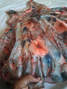 Floral Girls Party Dress