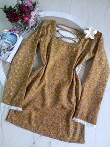 🆕 Pinteresty Corset Short Kurta ✨🎀