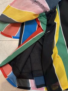 A Multi colour One Side Off Shoulder Top