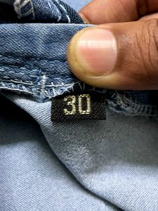 Sky Blue Jeans Slim Fit Denim Pants