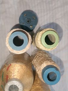 Silk , Jari  Thread For Embroidery