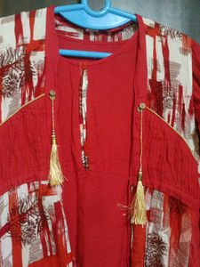 Rayon Long Straight Stylish Kurti