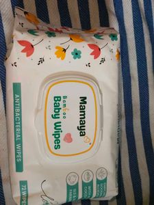 Mamaya Bamboo Baby Wipes - 72 Count