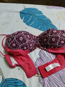Floral Print Bra