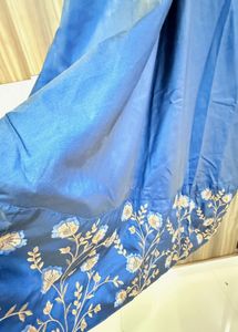 Elegant Blue Embroidered Kurta