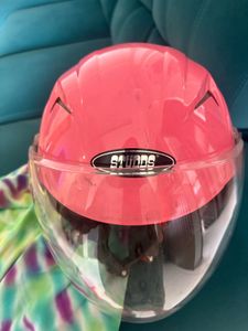 Pink Motorcycle Helmet