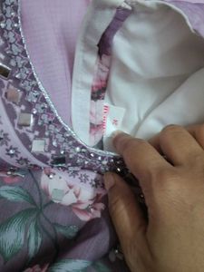 Floral Purple kids frock...
