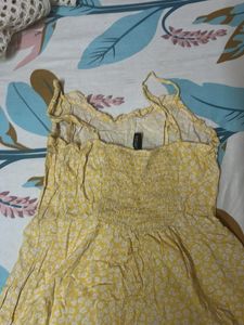 Floral Yellow Sundress