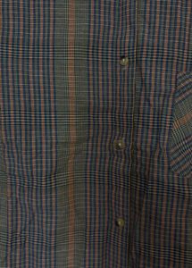 Earthy Button Down Half Sleeve Stripe Formal Shirt