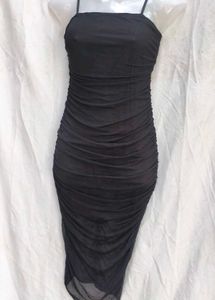 I. Black Bodycon Mini Dress