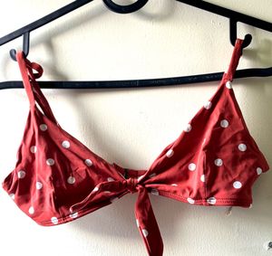 Polka Dot Bikini Top