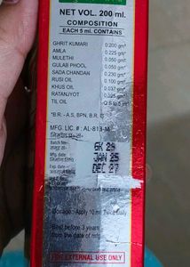 Ghrit Kumari Ayuvedic Hair Oil