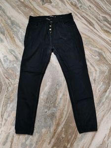 Dolce Crudo Black Denim Jeans