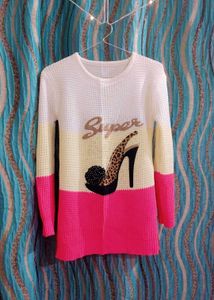 Cute Pink & white shade Top!