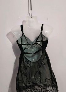 Black Lace Babydoll Lingerie