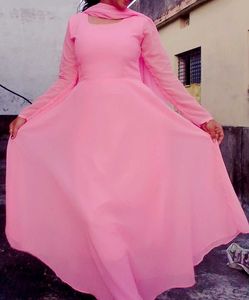 Pretty Pink Anarkali Suit