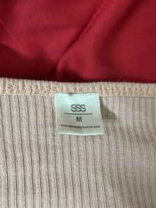 Peach Crop Top