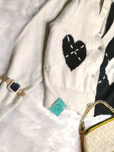 ♥️🥀Argyle Heart Cardigan♥️🥀