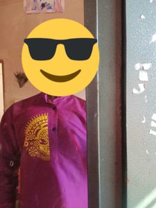 Men&#39;s Purple Kurta