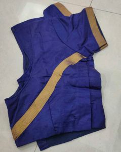 Elegant Blue &amp; Pink Saree