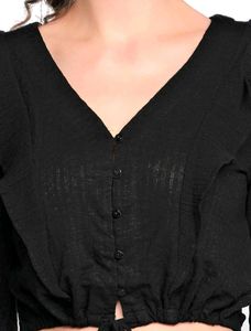 Black Full Sleeves Top