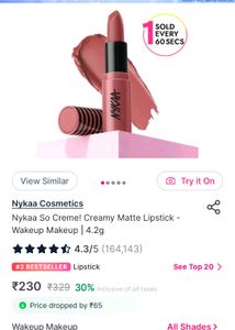 Nykaa So Creme! Creamy Matte Lipstick