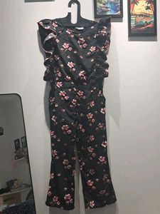 Floral Print Jumpsuit