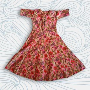 Floral Print Fit & Flare Dress