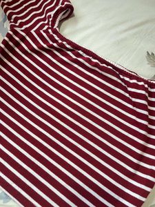 Trending Red Stripped Top