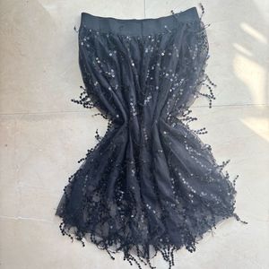 Sequin Fringe Skirt