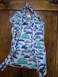 New Handblock Quilted Backpack For Kids