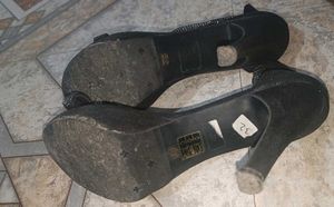 All Black Heels 👠👠 With Diomond