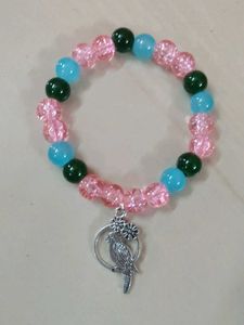 Beaded Braceles, Watch Dial Bracelet Bangles (Silk