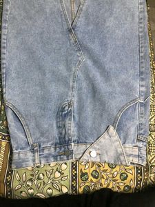 High Waist Denim Skirt