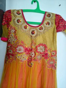 Embroidered Anarkali Dress