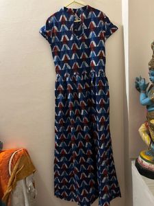 Triangle Print Maxi Dress