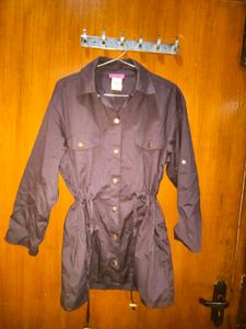 Stylish Black Button-Down waist embracing long top