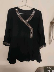 Black Mirror Work Kurti