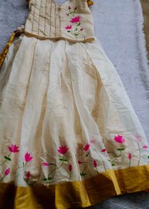 Hand-Painted Kerala Style Lehenga