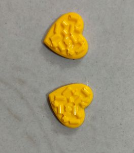Resin Earrings (Heart)
