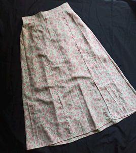 Floral Midi Skirt