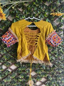 Vintage Embroidered Crop Top