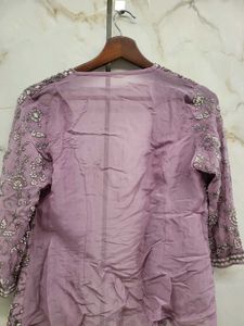 Ethnic Lavender Co Ord Set