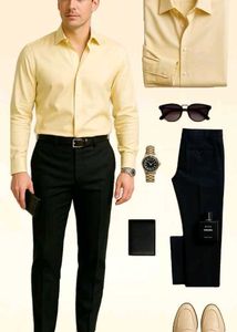 Yellow Men&#39;s Shirt - New with Tag