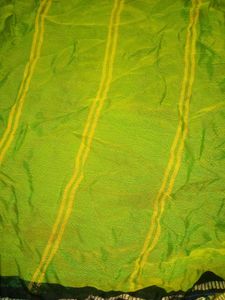 Vintage Silk Saree- Mustard Yellow &amp; Brown