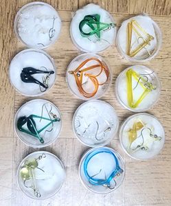 GLASS UNIQUE EARRINGS
