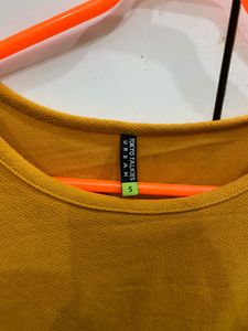 Mustard Crop Top