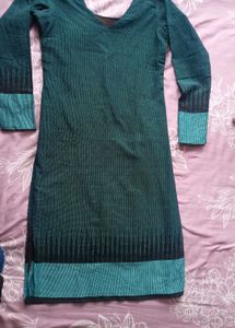 Green Knit Dress