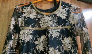 😍🖤Beautiful Shiny Black Kurta 😍🖤